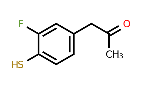 1804246-46-5 | 1-(3-Fluoro-4-mercaptophenyl)propan-2-one