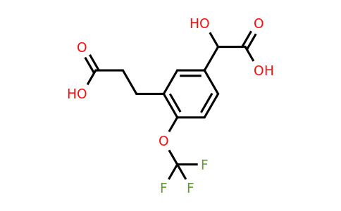 1804246-49-8 | 3-(2-Carboxyethyl)-4-(trifluoromethoxy)mandelic acid