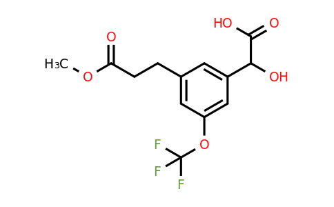 1804246-55-6 | 3-(3-Methoxy-3-oxopropyl)-5-(trifluoromethoxy)mandelic acid