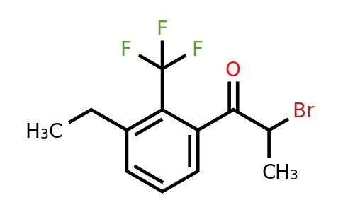 1804246-58-9 | 2-Bromo-1-(3-ethyl-2-(trifluoromethyl)phenyl)propan-1-one