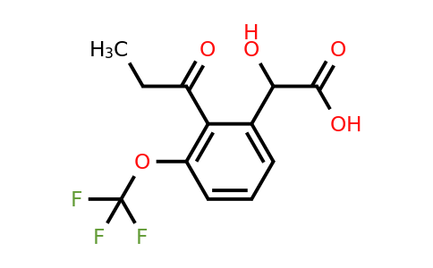 1804246-59-0 | 2-Propionyl-3-(trifluoromethoxy)mandelic acid