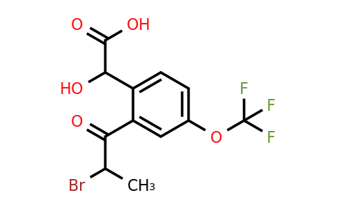 1804246-62-5 | 2-(2-Bromopropanoyl)-4-(trifluoromethoxy)mandelic acid