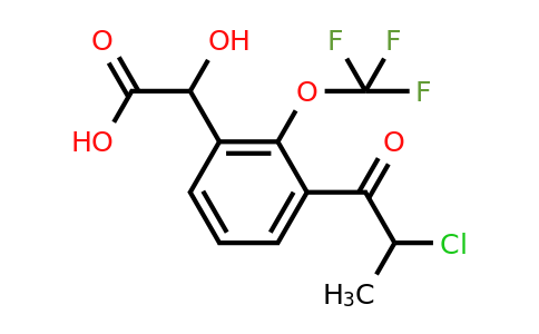 1804246-70-5 | 3-(2-Chloropropanoyl)-2-(trifluoromethoxy)mandelic acid