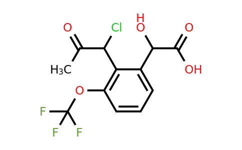 1804246-87-4 | 2-(1-Chloro-2-oxopropyl)-3-(trifluoromethoxy)mandelic acid