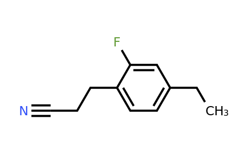 1804247-63-9 | 4-Ethyl-2-fluorophenylpropanenitrile