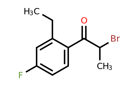 1804247-83-3 | 2-Bromo-1-(2-ethyl-4-fluorophenyl)propan-1-one
