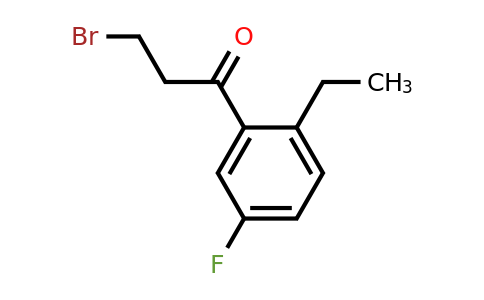 1804247-89-9 | 3-Bromo-1-(2-ethyl-5-fluorophenyl)propan-1-one