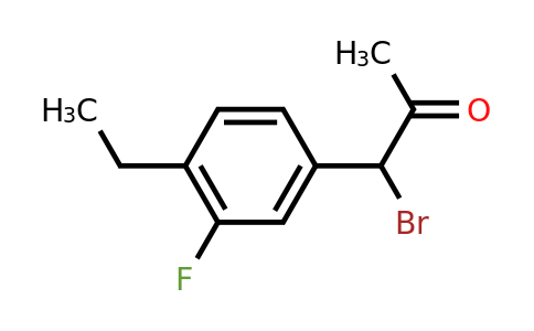 1804248-17-6 | 1-Bromo-1-(4-ethyl-3-fluorophenyl)propan-2-one