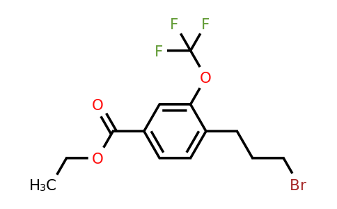 1804248-34-7 | Ethyl 4-(3-bromopropyl)-3-(trifluoromethoxy)benzoate