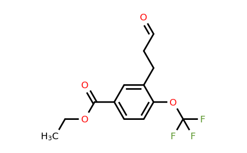 1804248-48-3 | Ethyl 3-(3-oxopropyl)-4-(trifluoromethoxy)benzoate