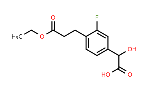 1804248-96-1 | 4-(3-Ethoxy-3-oxopropyl)-3-fluoromandelic acid