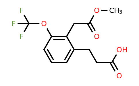 1804249-00-0 | Methyl 2-(2-carboxyethyl)-6-(trifluoromethoxy)phenylacetate
