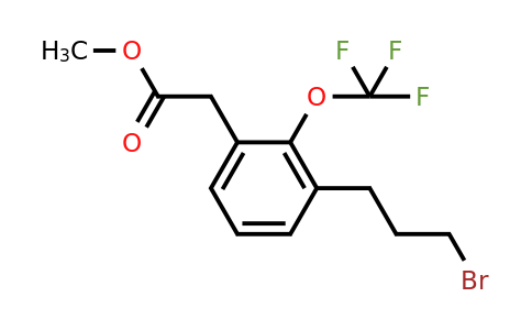 1804249-04-4 | Methyl 3-(3-bromopropyl)-2-(trifluoromethoxy)phenylacetate
