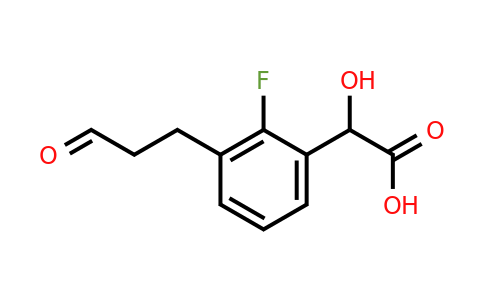 1804249-17-9 | 2-Fluoro-3-(3-oxopropyl)mandelic acid
