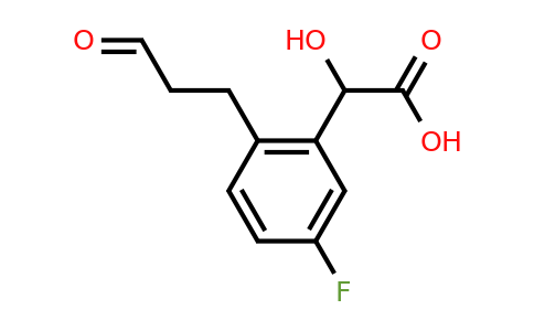 1804249-21-5 | 5-Fluoro-2-(3-oxopropyl)mandelic acid