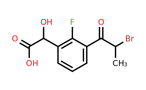 1804249-36-2 | 3-(2-Bromopropanoyl)-2-fluoromandelic acid