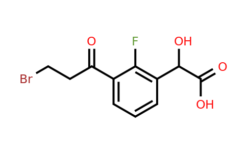 1804249-42-0 | 3-(3-Bromopropanoyl)-2-fluoromandelic acid