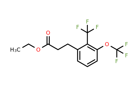 1804249-47-5 | Ethyl 3-(3-(trifluoromethoxy)-2-(trifluoromethyl)phenyl)propanoate