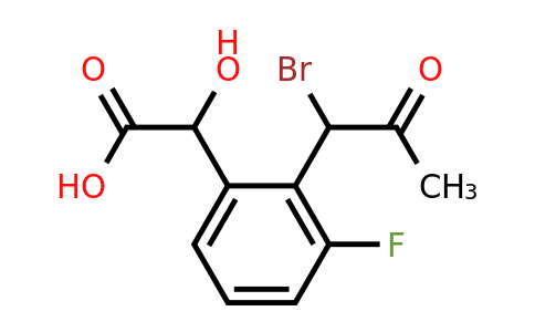 1804249-62-4 | 2-(1-Bromo-2-oxopropyl)-3-fluoromandelic acid