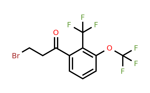 1804249-67-9 | 3-Bromo-1-(3-(trifluoromethoxy)-2-(trifluoromethyl)phenyl)propan-1-one