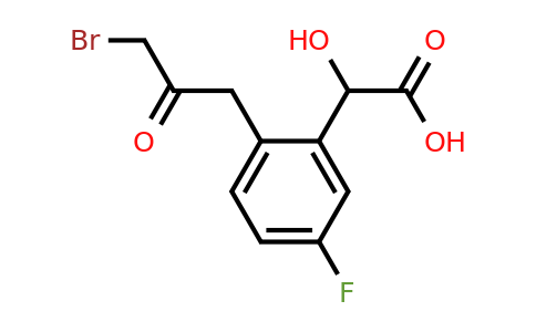 1804249-68-0 | 2-(3-Bromo-2-oxopropyl)-5-fluoromandelic acid