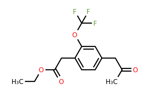 1804249-72-6 | Ethyl 4-(2-oxopropyl)-2-(trifluoromethoxy)phenylacetate