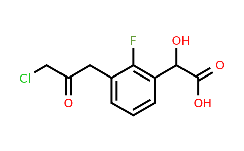 1804249-82-8 | 3-(3-Chloro-2-oxopropyl)-2-fluoromandelic acid