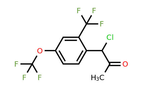 1804249-89-5 | 1-Chloro-1-(4-(trifluoromethoxy)-2-(trifluoromethyl)phenyl)propan-2-one