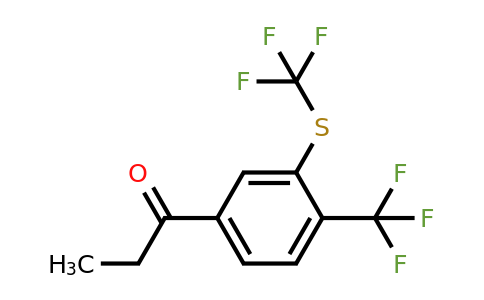 1804249-91-9 | 1-(4-(Trifluoromethyl)-3-(trifluoromethylthio)phenyl)propan-1-one