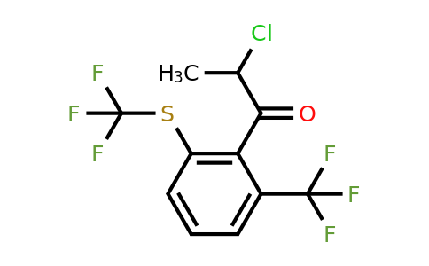 1804249-96-4 | 2-Chloro-1-(2-(trifluoromethyl)-6-(trifluoromethylthio)phenyl)propan-1-one