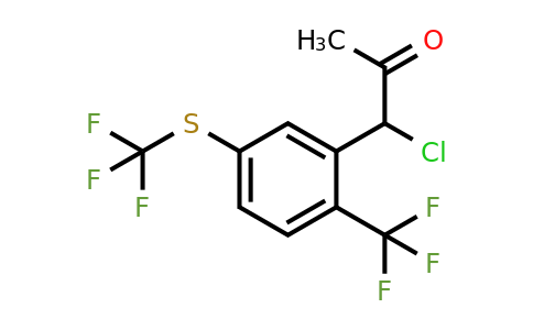 1804250-06-3 | 1-Chloro-1-(2-(trifluoromethyl)-5-(trifluoromethylthio)phenyl)propan-2-one