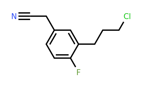 1804250-09-6 | 3-(3-Chloropropyl)-4-fluorophenylacetonitrile