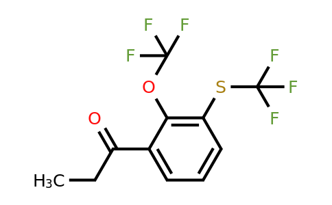 1804250-11-0 | 1-(2-(Trifluoromethoxy)-3-(trifluoromethylthio)phenyl)propan-1-one