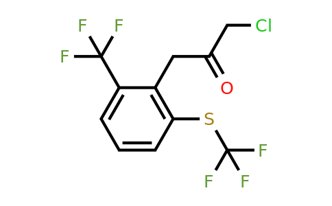 1804250-13-2 | 1-Chloro-3-(2-(trifluoromethyl)-6-(trifluoromethylthio)phenyl)propan-2-one