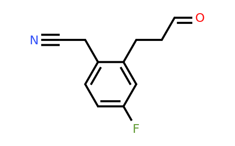 1804250-16-5 | 4-Fluoro-2-(3-oxopropyl)phenylacetonitrile