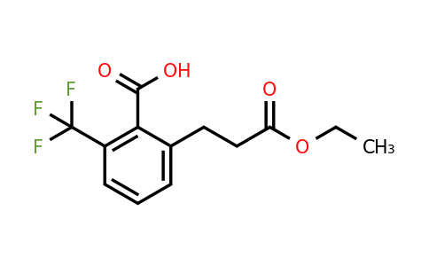 1804250-21-2 | 2-(3-Ethoxy-3-oxopropyl)-6-(trifluoromethyl)benzoic acid