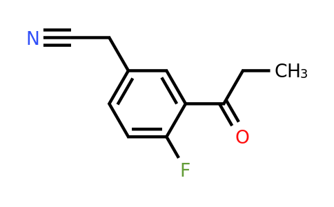 1804250-22-3 | 4-Fluoro-3-propionylphenylacetonitrile