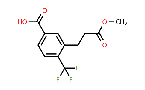1804250-26-7 | 3-(3-Methoxy-3-oxopropyl)-4-(trifluoromethyl)benzoic acid