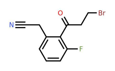 1804250-29-0 | 2-(3-Bromopropanoyl)-3-fluorophenylacetonitrile