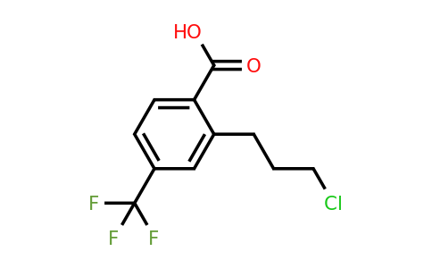 1804250-35-8 | 2-(3-Chloropropyl)-4-(trifluoromethyl)benzoic acid