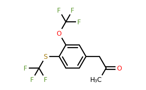1804250-36-9 | 1-(3-(Trifluoromethoxy)-4-(trifluoromethylthio)phenyl)propan-2-one