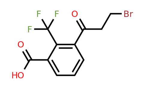 1804250-41-6 | 3-(3-Bromopropanoyl)-2-(trifluoromethyl)benzoic acid