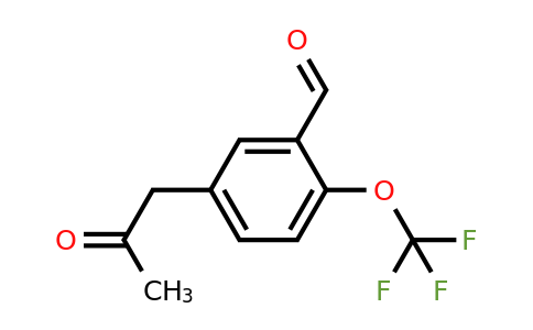 1804250-50-7 | 5-(2-Oxopropyl)-2-(trifluoromethoxy)benzaldehyde