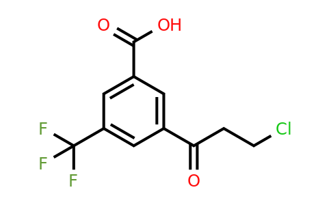 1804250-52-9 | 3-(3-Chloropropanoyl)-5-(trifluoromethyl)benzoic acid