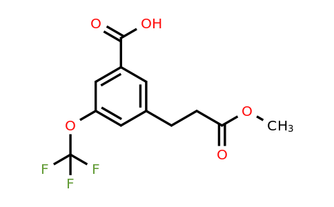 1804250-68-7 | 3-(3-Methoxy-3-oxopropyl)-5-(trifluoromethoxy)benzoic acid