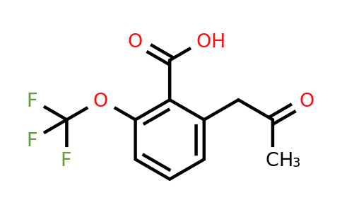 1804250-84-7 | 2-(2-Oxopropyl)-6-(trifluoromethoxy)benzoic acid