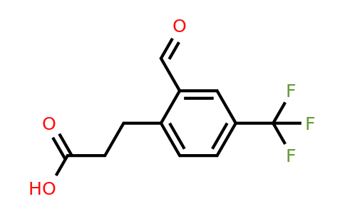 1804250-88-1 | 3-(2-Formyl-4-(trifluoromethyl)phenyl)propanoic acid