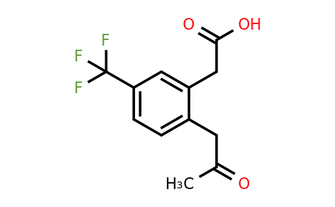 1804250-90-5 | 2-(2-Oxopropyl)-5-(trifluoromethyl)phenylacetic acid