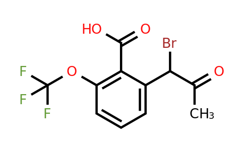 1804250-94-9 | 2-(1-Bromo-2-oxopropyl)-6-(trifluoromethoxy)benzoic acid