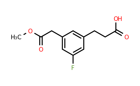 1804251-08-8 | Methyl 3-(2-carboxyethyl)-5-fluorophenylacetate